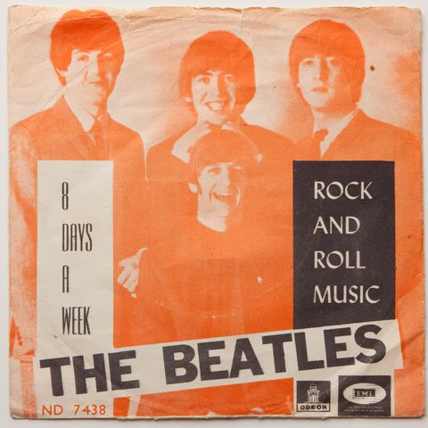 7", Single - The Beatles - Rock And Roll Music/ Eight Day's A Week 1965 Norway