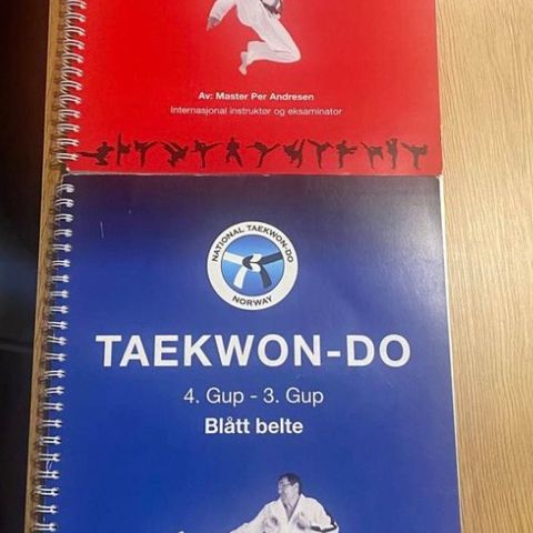 Taekwon_ do blå belte bok