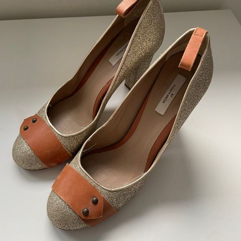 Glitterpumps By Malene Birger str 39