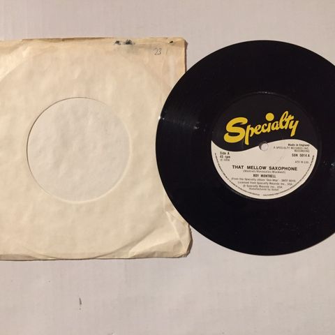 ROY MONTRELL - KING PERRY / THAT MELLOW SAXOPHONE - 7" VINYL SINGLEou. V