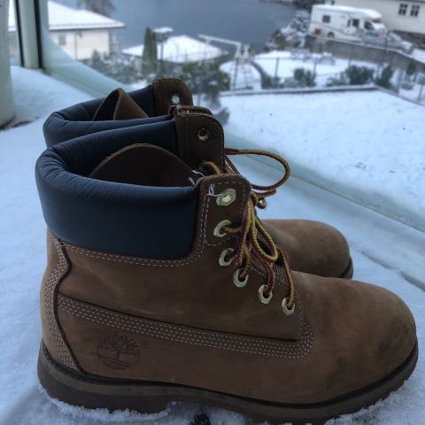 Timberland semsket støvler i str. 39