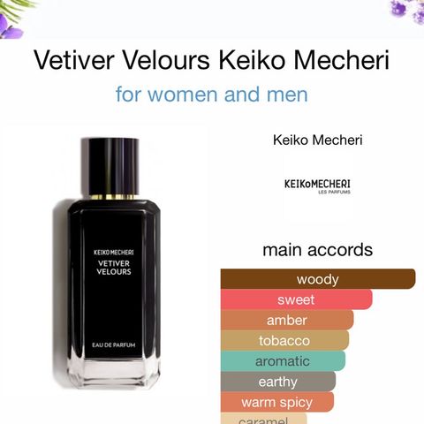 Keiko Mecheri Vetiver Velours EdP. 100 ml.