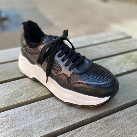 Laura Bellariva foret sko sneakers Cervo Nero Mugel