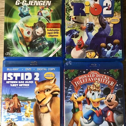 Disney Blu-ray samling 🔥NY PRISER