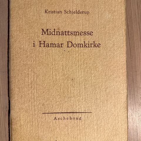 Kristian Schjelderup, Midnattsmesse i Hamar Domkirke, 1949.