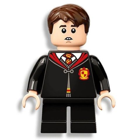 100% Ny Lego Harry Potter minifigur Neville Longbottom with Black Robe