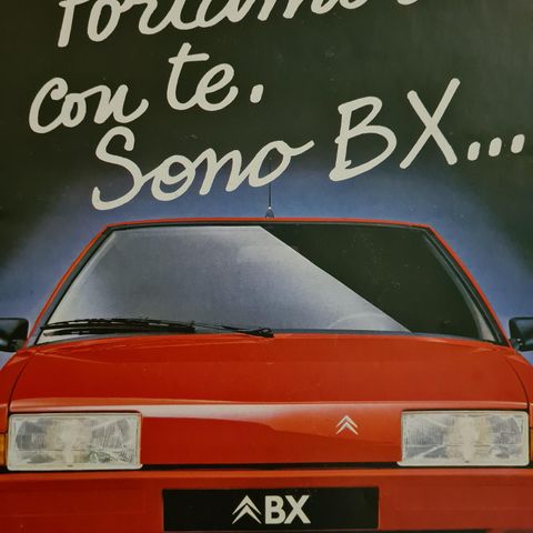 Citroën BX brosjyre selges