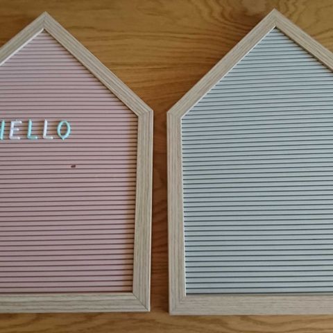 To Alice & Fox Bokstavtavler / letter boards