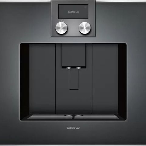 Gaggenau 400-serie integrert kaffemaskin, antrasitt.