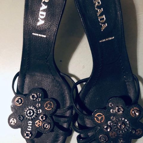 Prada sko  open toe flower