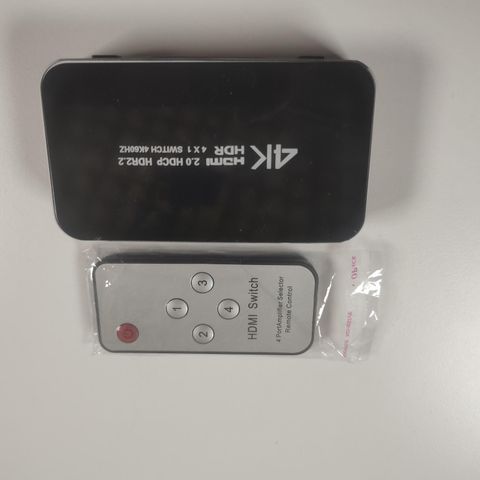 4 in 1 out hdmi swith box,wireless controler, new!