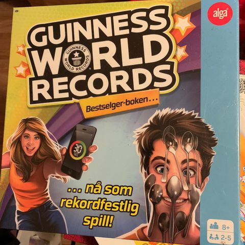 Uåpnet brettspill - Guiness world of records