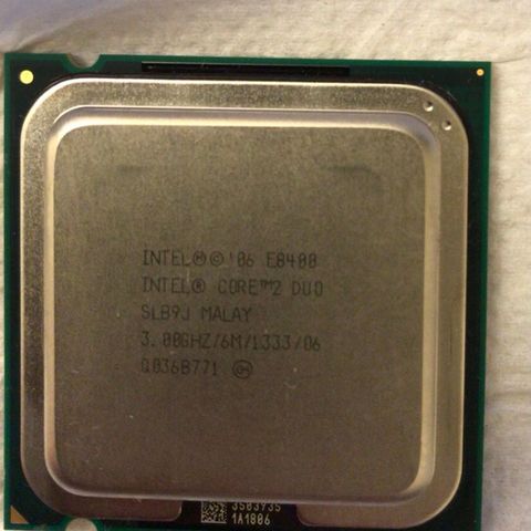 Intel® Core™2 Duo Processor E8400 6M Cache, 3.00 GHz, 1333 MHz FSB