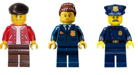 100% Nye Lego Creator Expert 10278 Police Station minifigurer (non-assembled)