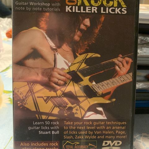 50 Rock Killer Licks - lær deg gitarteknikk