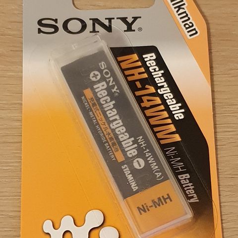 Sony Gum Stick Oppladbart batteri NH-14WM for Walkman