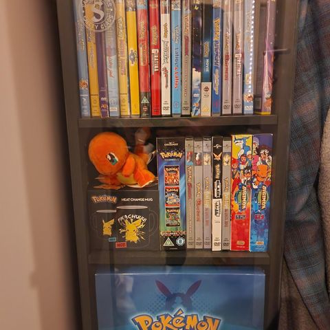 Stor Pokémon DVD samling! Norsk! Mange nye i plast!