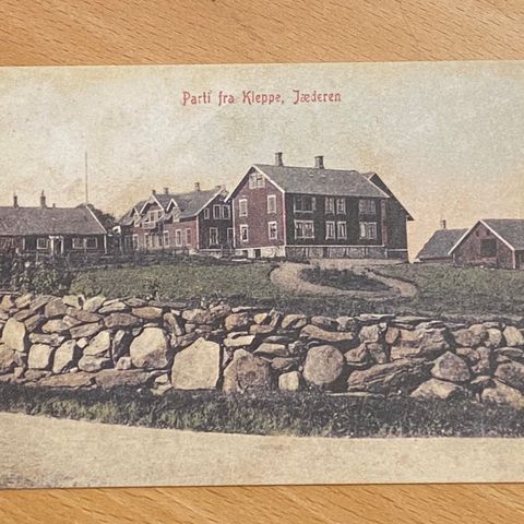 Parti fra Kleppe, Jæderen (Jæren) (1910) - reproduksjon