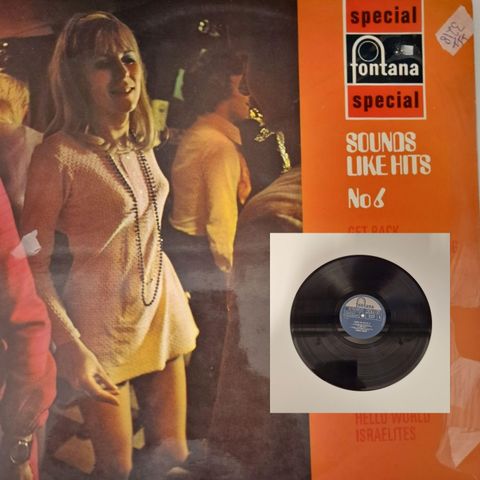 VINTAGE/RETRO LP-VINYL "SOUNDS LIKE HITS NO 6/SPECIAL FONTANA 1969"