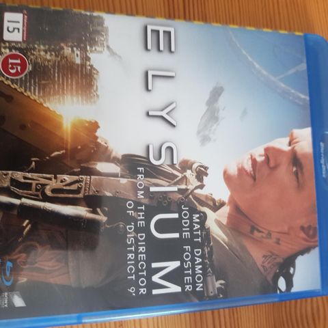 Elysium blu ray