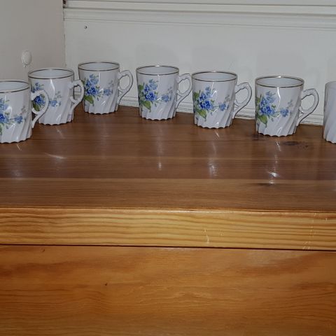 Porsgrund porselen BOGSTAD kaffe kopper china coffee cups