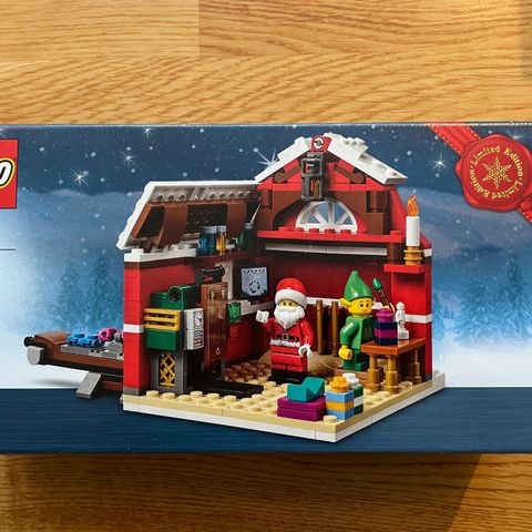 Nytt/Uåpnet LEGO Seasonal 40565 Julenissens verksted - Limited Edition