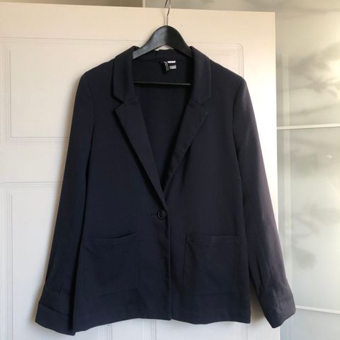 Marineblå Blazer fra H&M