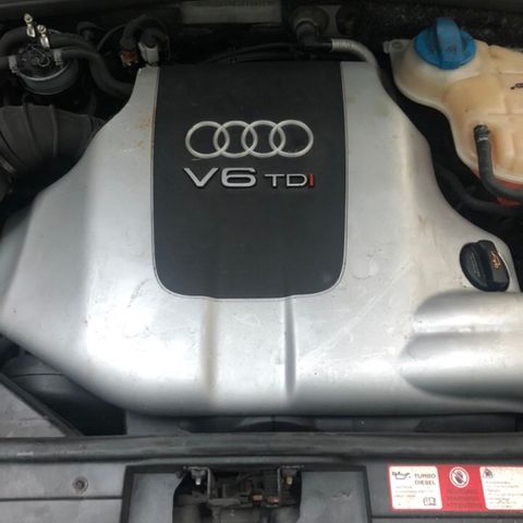 Audi Allroad 2,5 l MOTOR, kun motor, TDI ake 2001 modell. 190000 km 180 hk