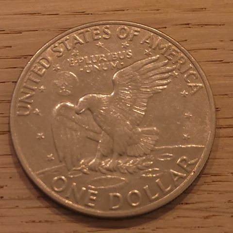 One Dollar Eisenhower 1971 D.