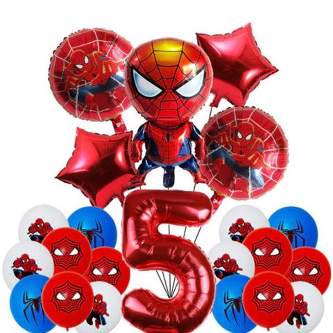 Bursdag dekorasjoner spidermann/frost/pawpatrol