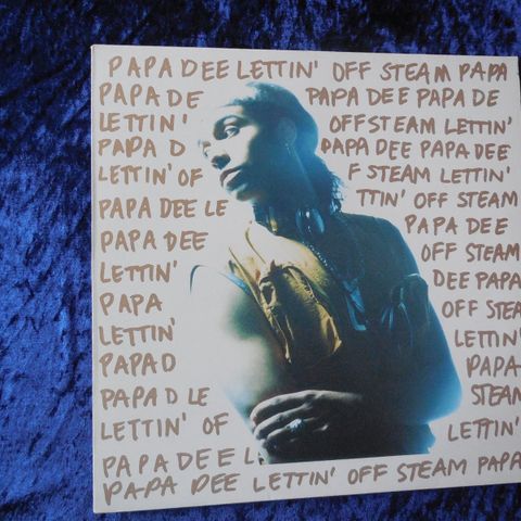 PAPA DEE - LETTIN OFF STEAM - SVENSK HIPHOP/ REGGAE / DANCEHALL - JOHNNYROCK