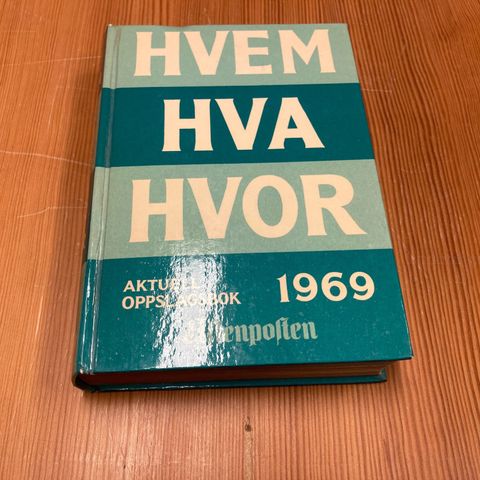 HVEM HVA HVOR 1969