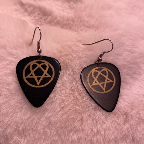 Heartagram Earrings / Ørepynt / HIM & Vile Vallo Merch Inspo