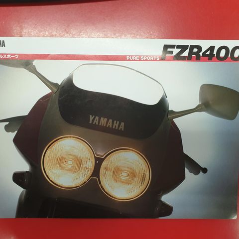 Yamaha FZR 400 86/87  mc  Brosjyre