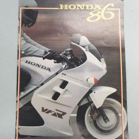 1986 honda moped mc brosjyre norsk