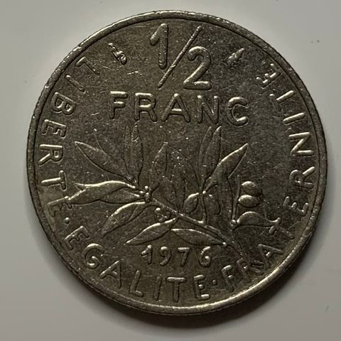 1/2 Franc Sveits 1976. og 2001  (2101)