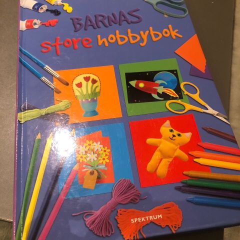 Barnas store hobbybok / aktivitetsbok fra spektrum forlag