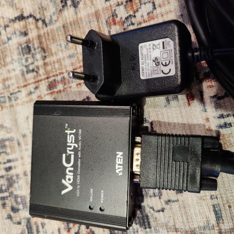 Vancryst vc180 Aten Converter VGA til HDMI VC180