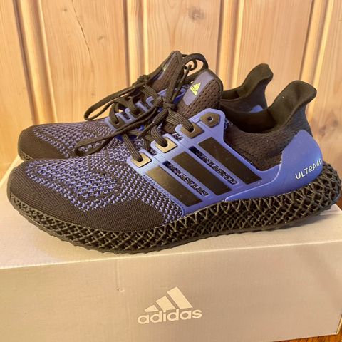 Adidas ultra4D blå, str 45 1/3