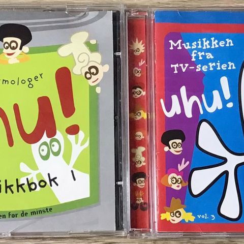 Uhu! Lydbok & Musikken Fra TV-serien Uhu! vol.3 CDer 🚨Ny priser