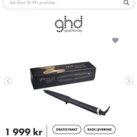 GHD krølltang - modell CTWA22