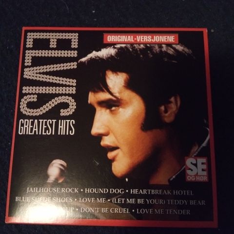 Elvis Presley "Greatest hits" CD - Norsk utgave