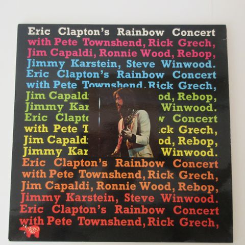 Eric Clapton Rainbow Concert vinyl 1973