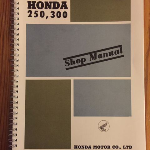 Honda CB250/300 Service Manual Orginal