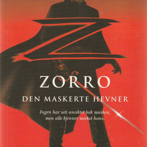 Frank Lauria  Zorro Den maskerte hevner 1998 o.omslag        GM