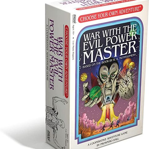 Choose Your Own Adventure War with the Evil Power Master Board Game