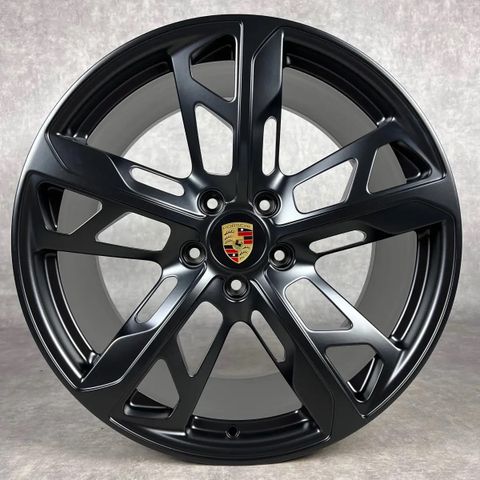 Originale nye 21" Porsche Taycan Matt Svarte Cross turismo felger