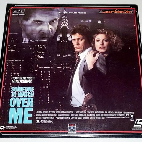 LASERDISC M/  PLASTLOMME.SOMEONE TO WATCH OVER ME.