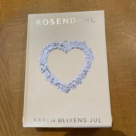 Rosendahl - Karen Blixens jul - sølvhjerte