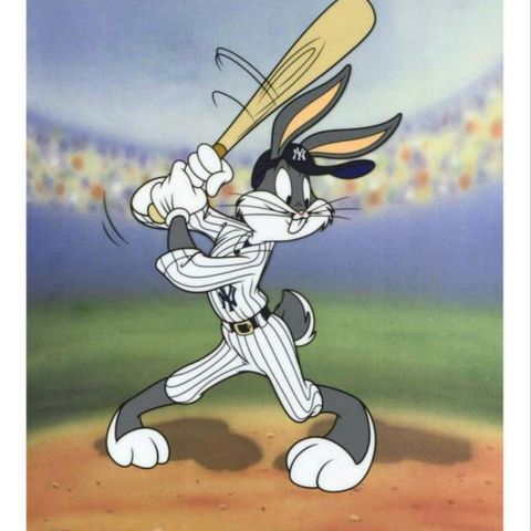 "Bugs Bunny at Bat for the Yankees"